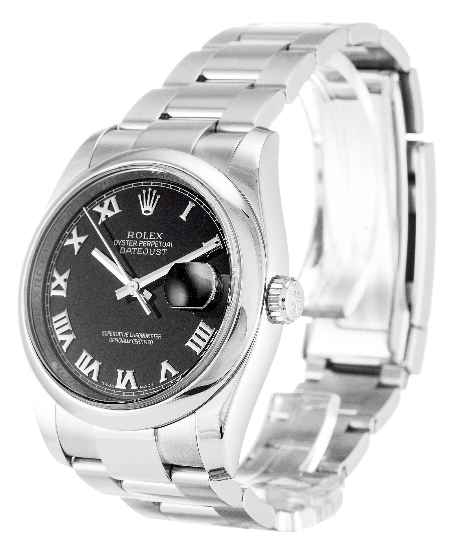 ROLEX Datejust Black Dial 116200