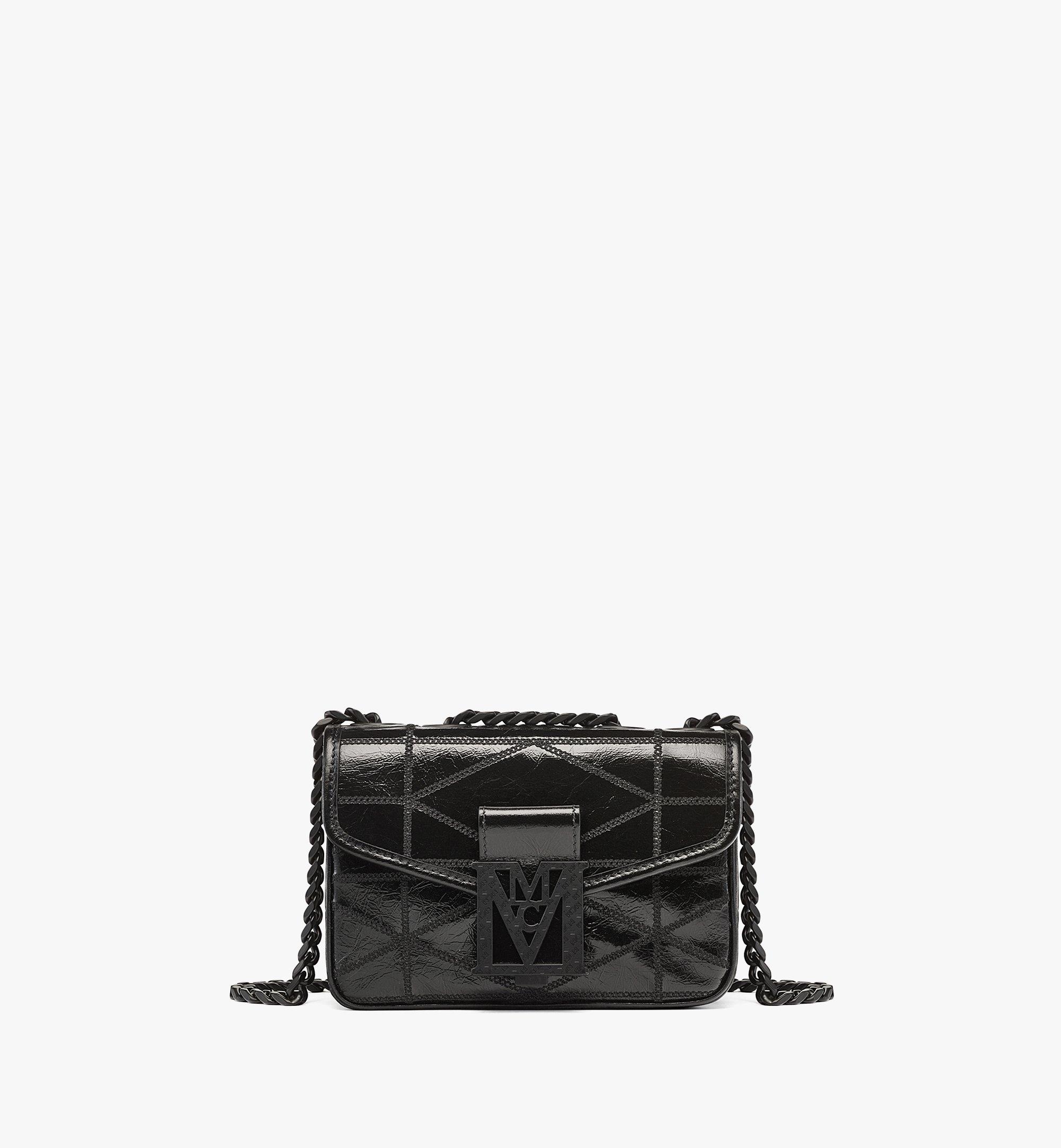 TRAVIA QUILTED SHOULDER BAG IN CRUSHED LEATHER