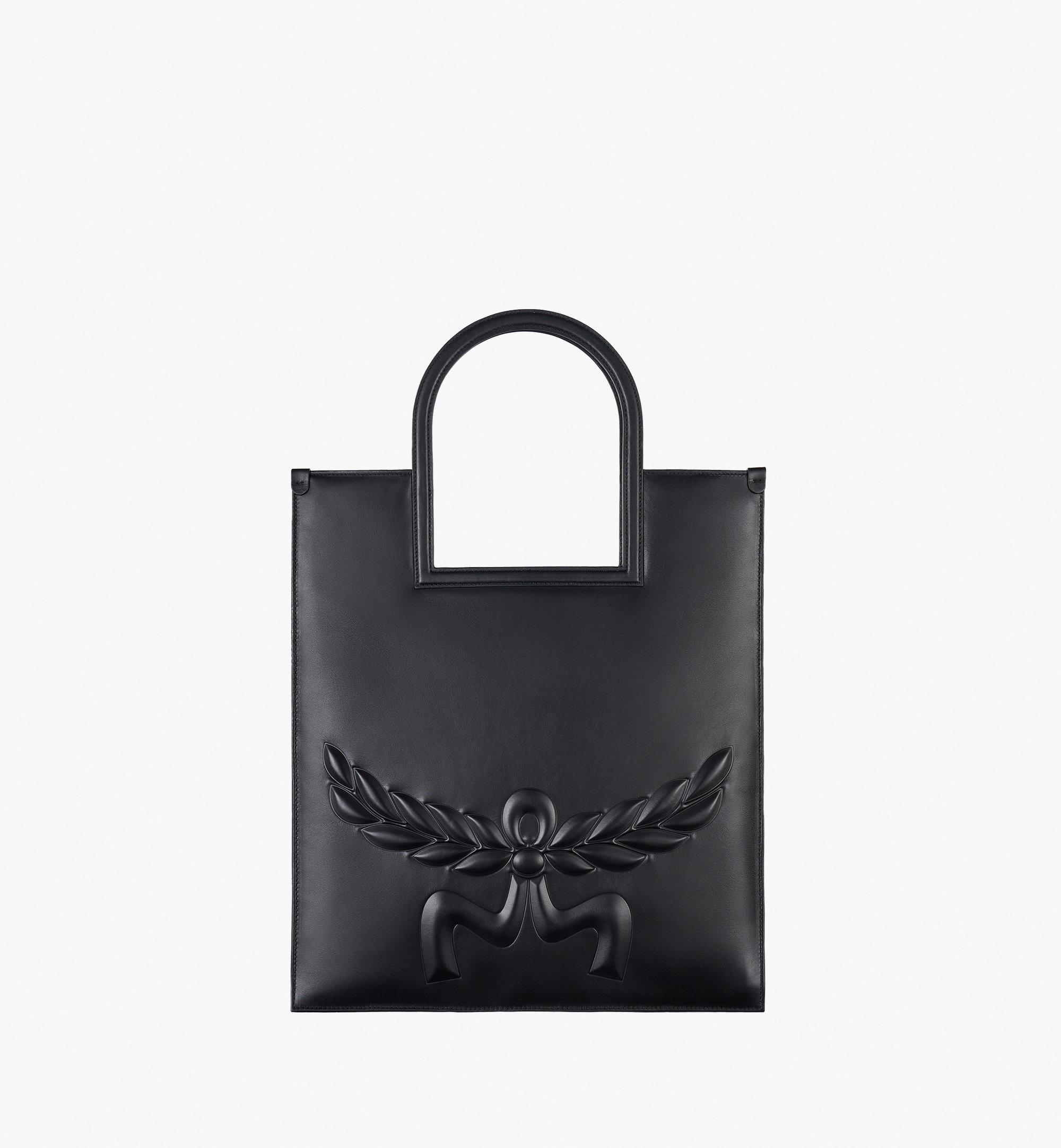AREN FOLD TOTE IN MEGA LAUREL LEATHER