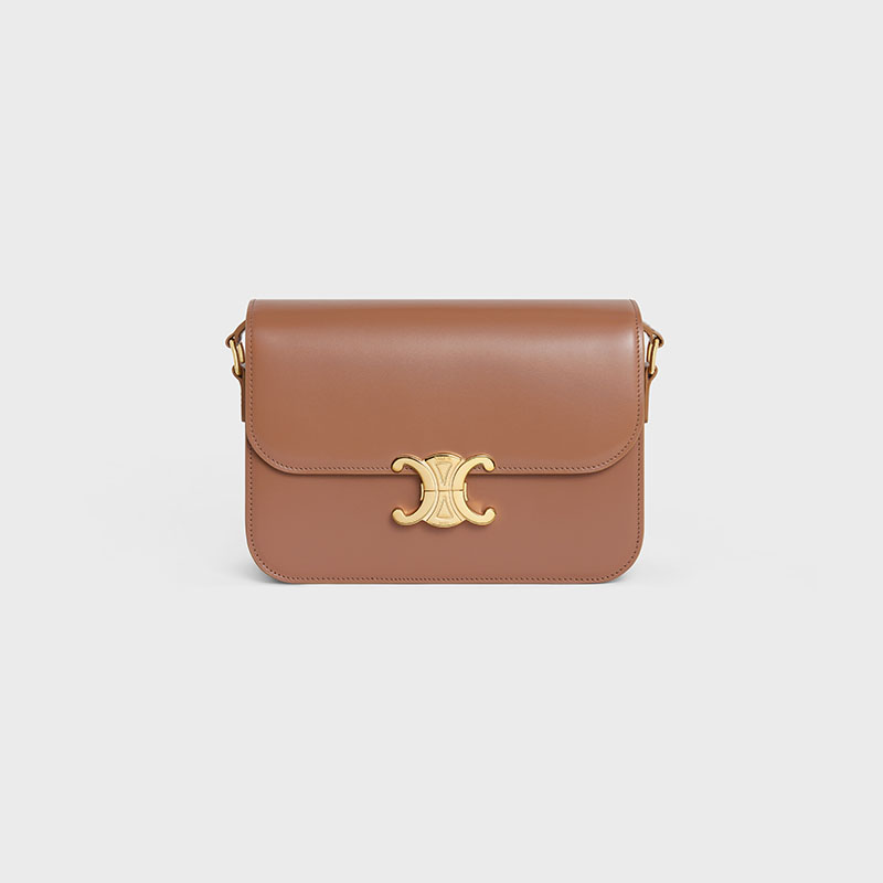 CLASSIQUE TRIOMPHE BAG IN SHINY CALFSKIN
