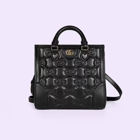 GG matelassé mini top handle bag