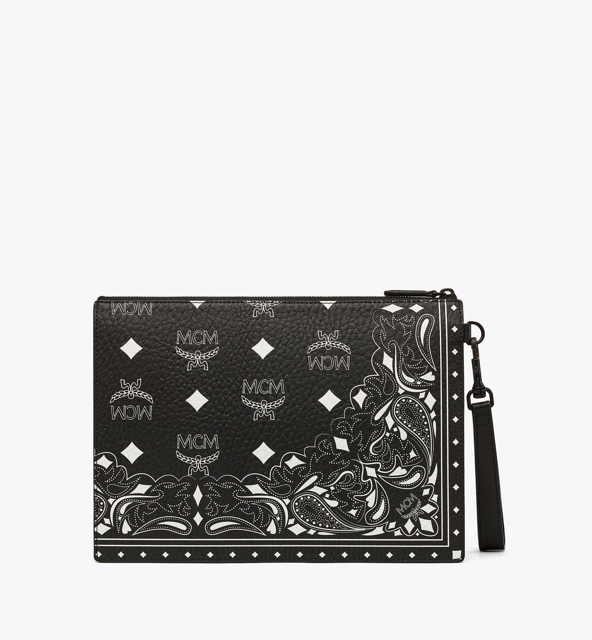 AREN WRISTLET ZIP POUCH IN BANDANA VISETOS
