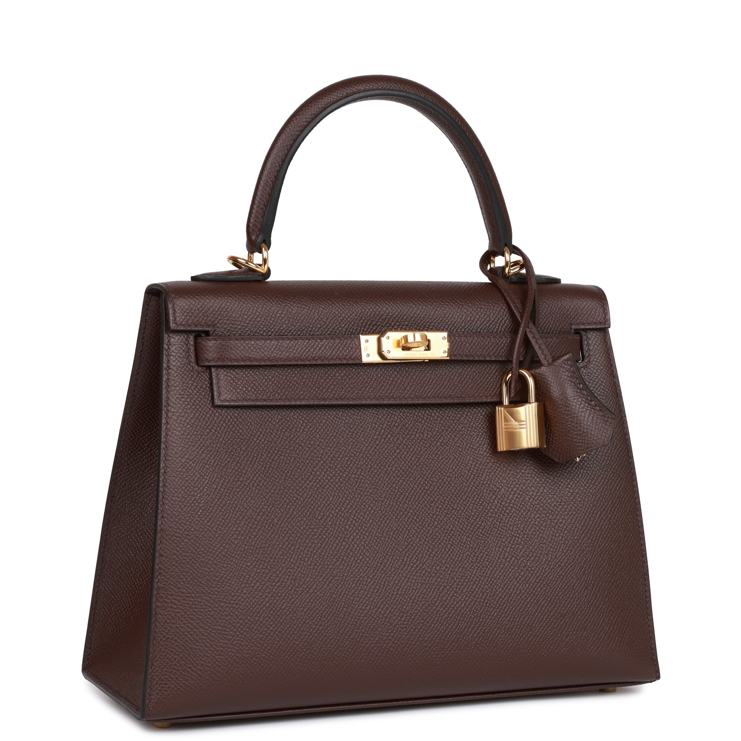 Hermès Kelly Sellier 25 Rouge Sellier Epsom Gold Hardware