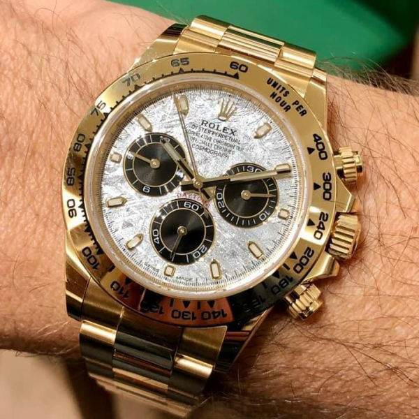 ROLEX Cosmograph Daytona Yellow Gold Meteorite 116508-0015