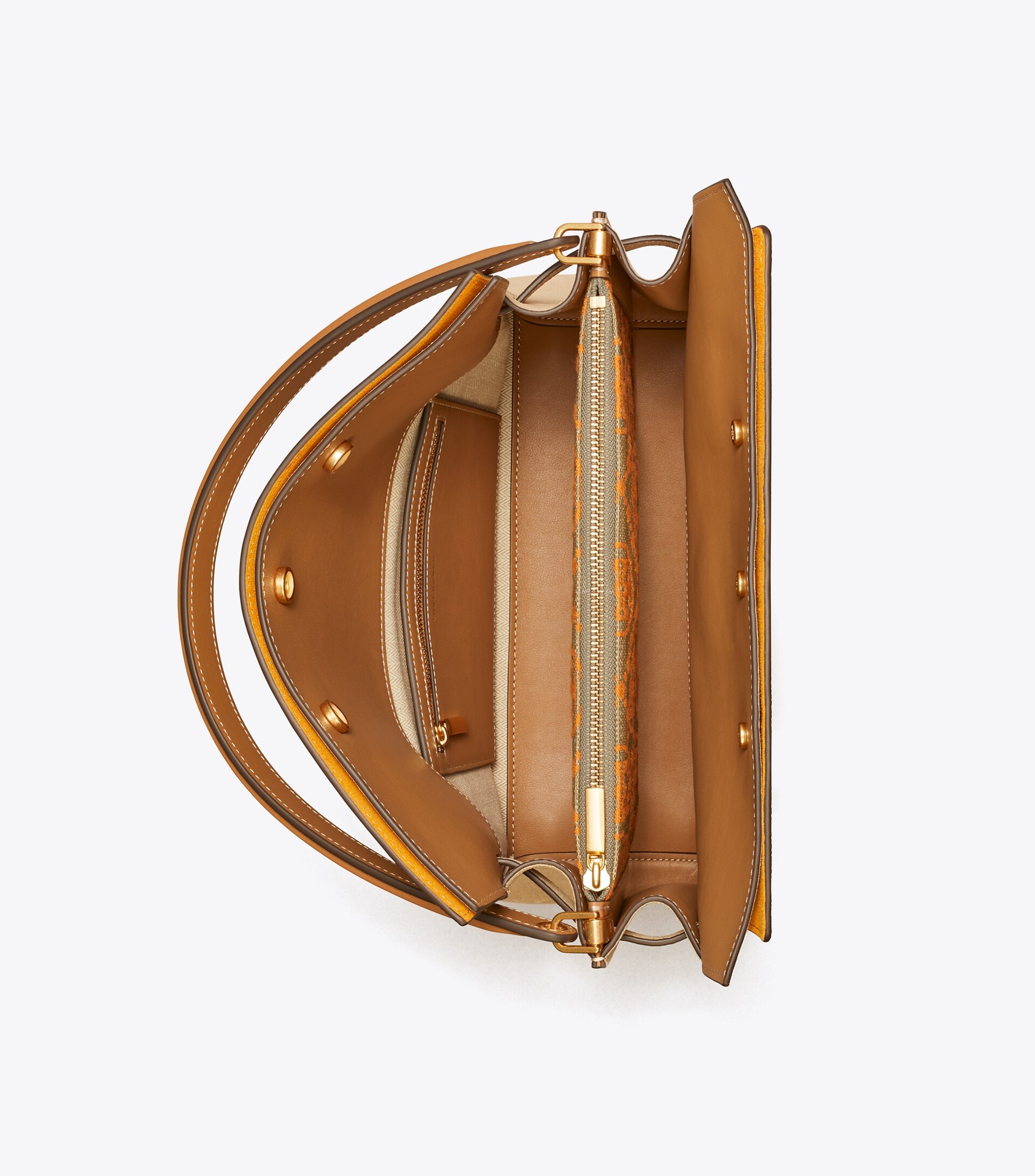 LEE RADZIWILL PEBBLED DOUBLE BAG