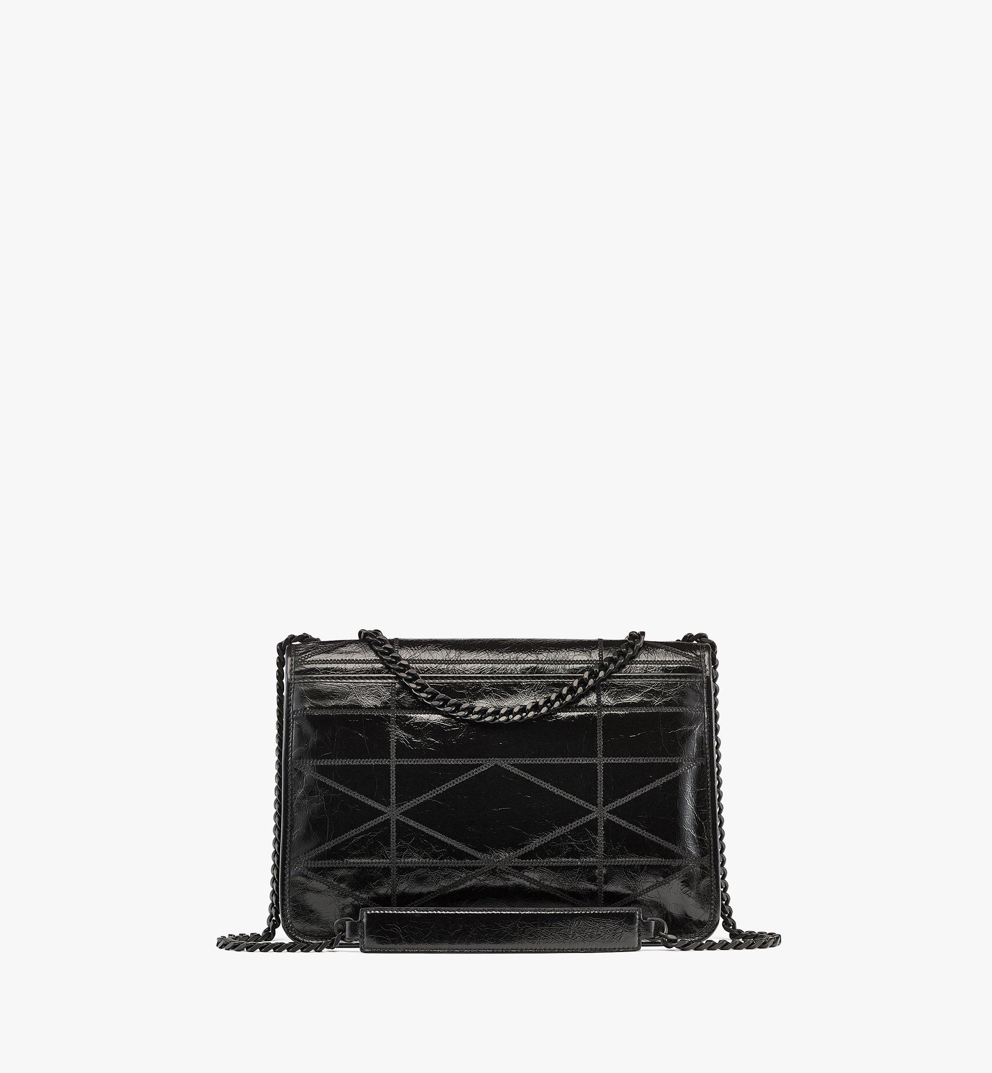 TRAVIA QUILTED SHOULDER BAG IN CRUSHED LEATHER