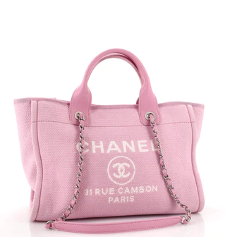 Chanel Deauville NM Tote Mixed Fibers Small
