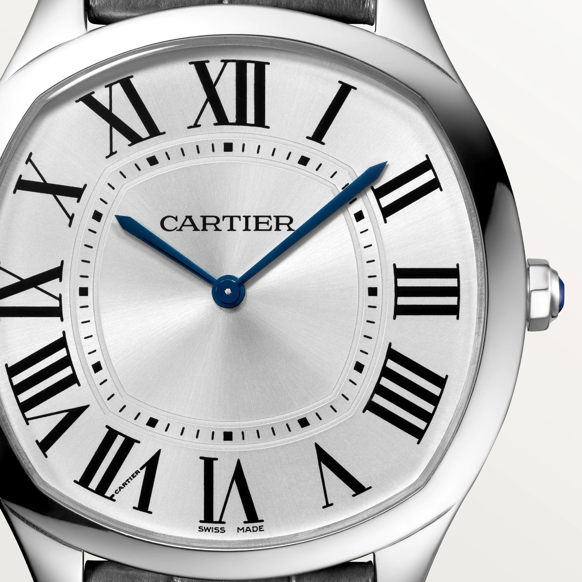 CARTIER Drive 18K White Gold Mens Watch, WGNM0007