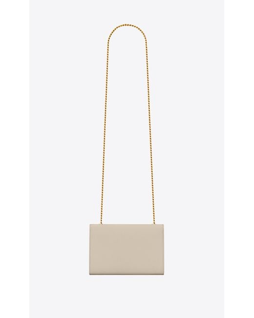 YSL Kate Small Chain Bag in Grain de Poudre Embossed Leather