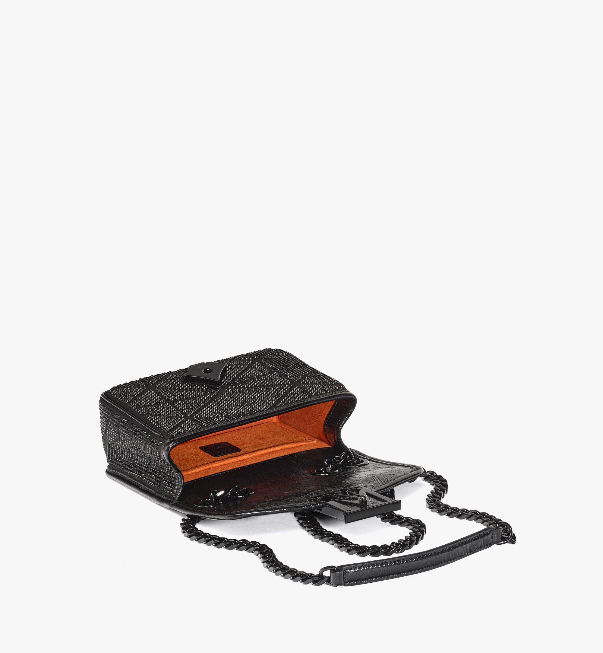 TRAVIA QUILTED SHOULDER BAG IN CRYSTAL SATIN NYLON