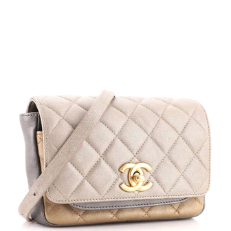 Chanel Private Affair Waist Bag Quilted Lambskin Small