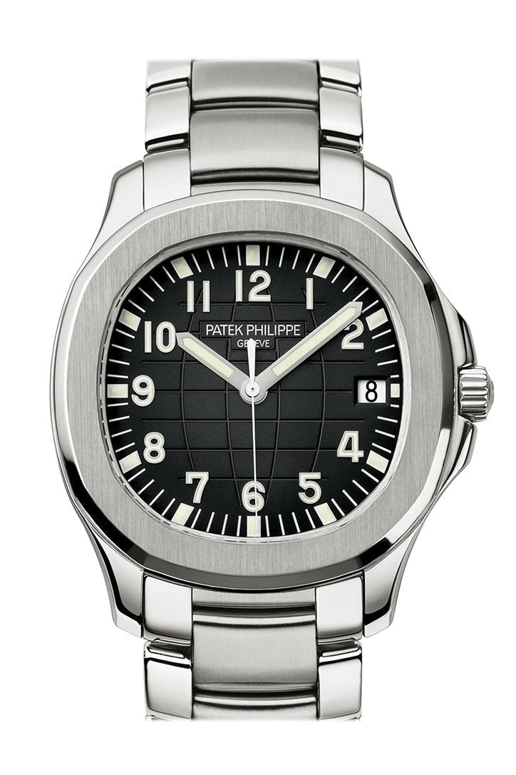 PATEK PHILIPPE Aquanaut Black Dial Stainless Steel Automatic Men's Watch 5167-1A  5167/1A