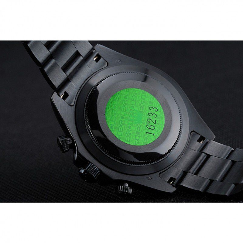 ROLEX Cosmograph Daytona Black Dial Black Stainless Steel Case And Bracelet 1454250