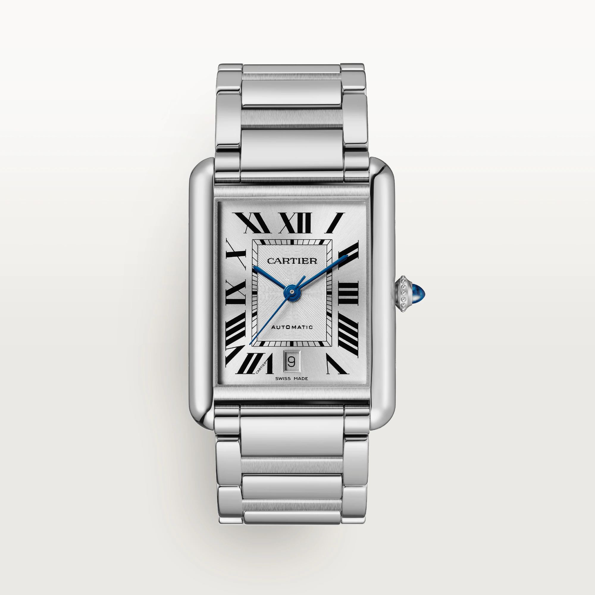 CARTIER Tank Stainless steel Mens Watch, WSTA0053