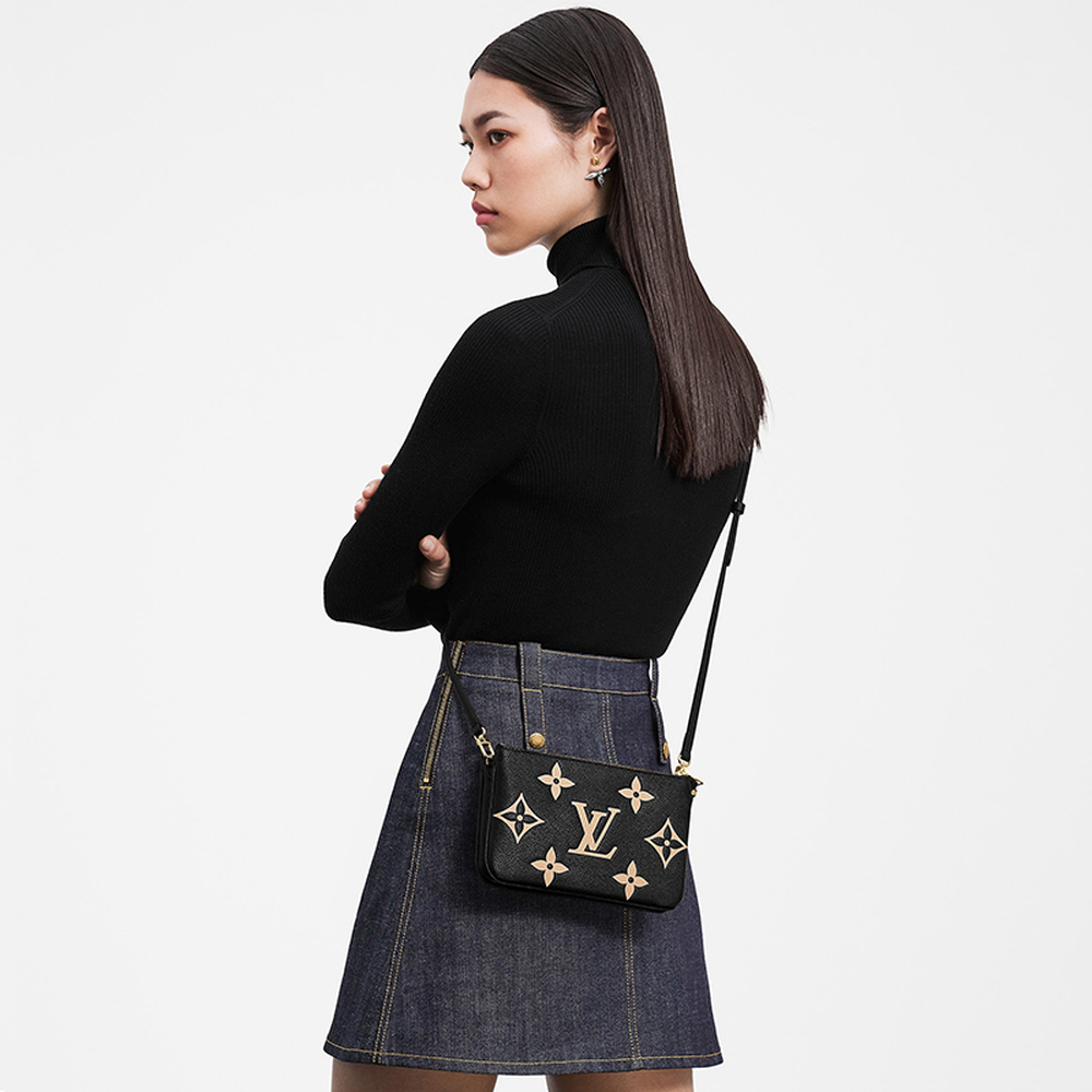 Double Zip Pochette
