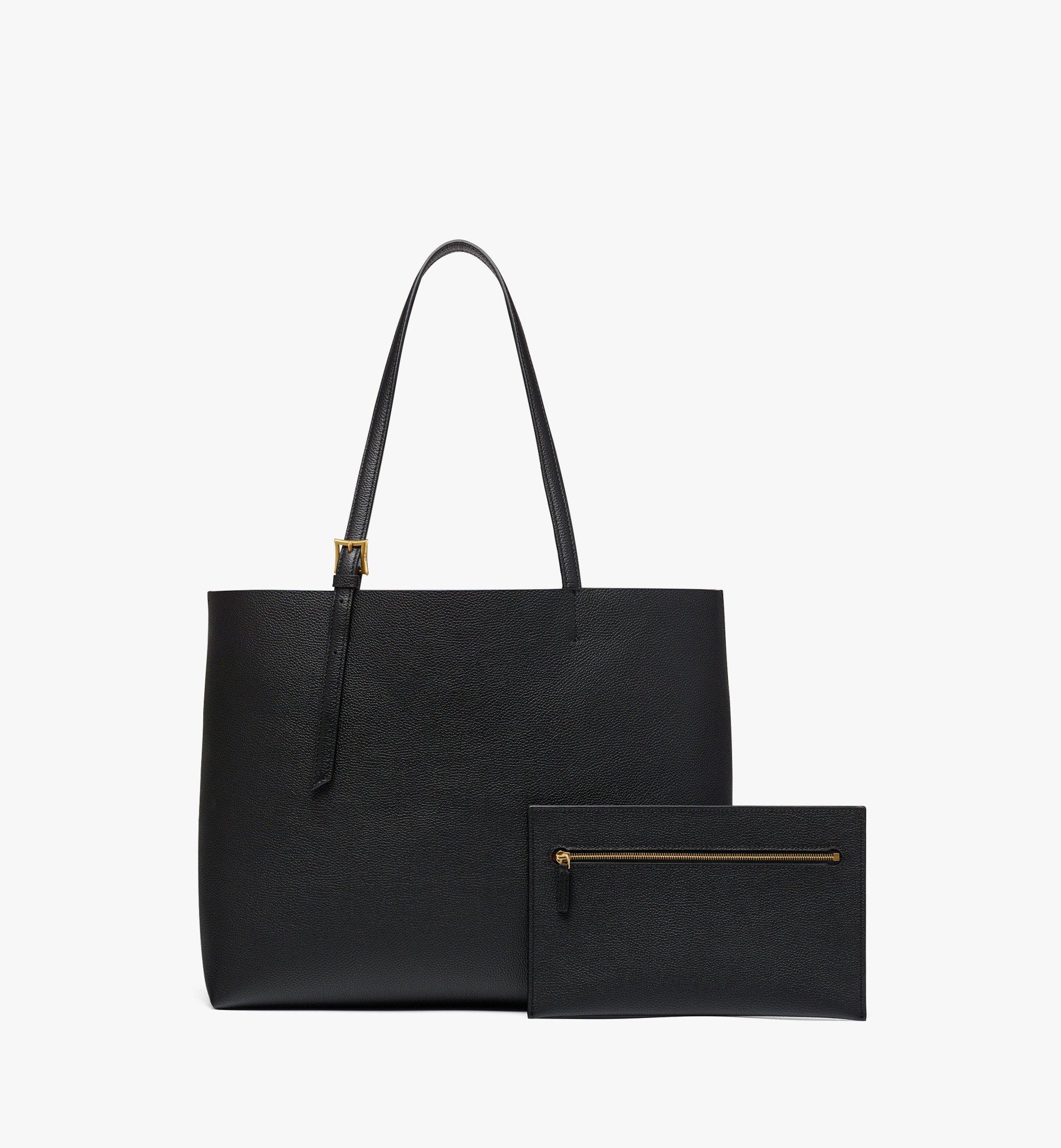 HIMMEL SHOPPER IN EMBOSSED LOGO LEATHER