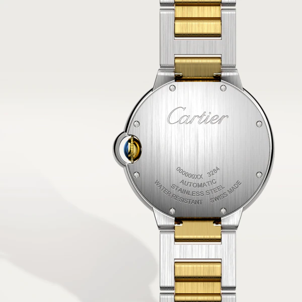 CARTIER Ballon Bleu 36 mm Stainless steel & Yellow gold Unisex Watch, W2BB0030