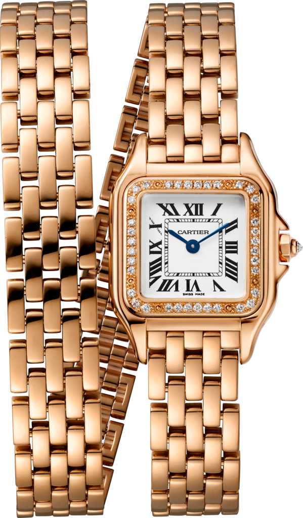CARTIER Panthre 18K Pink Gold & Diamonds Ladies Watch, WJPN0014