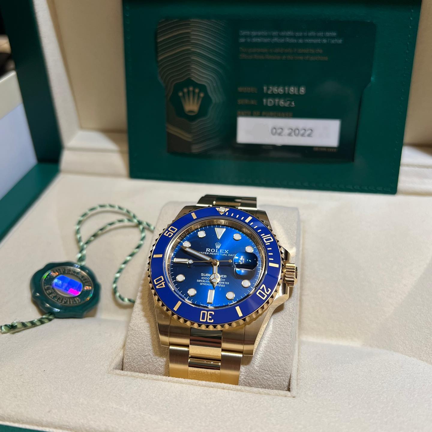 ROLEX Perpetual Submariner m126618ln Series
