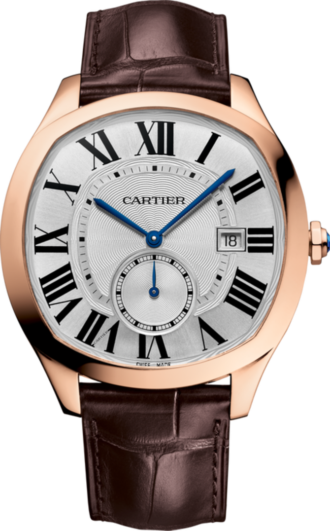 CARTIER Drive 18K Rose Gold Mens Watch, WGNM0003