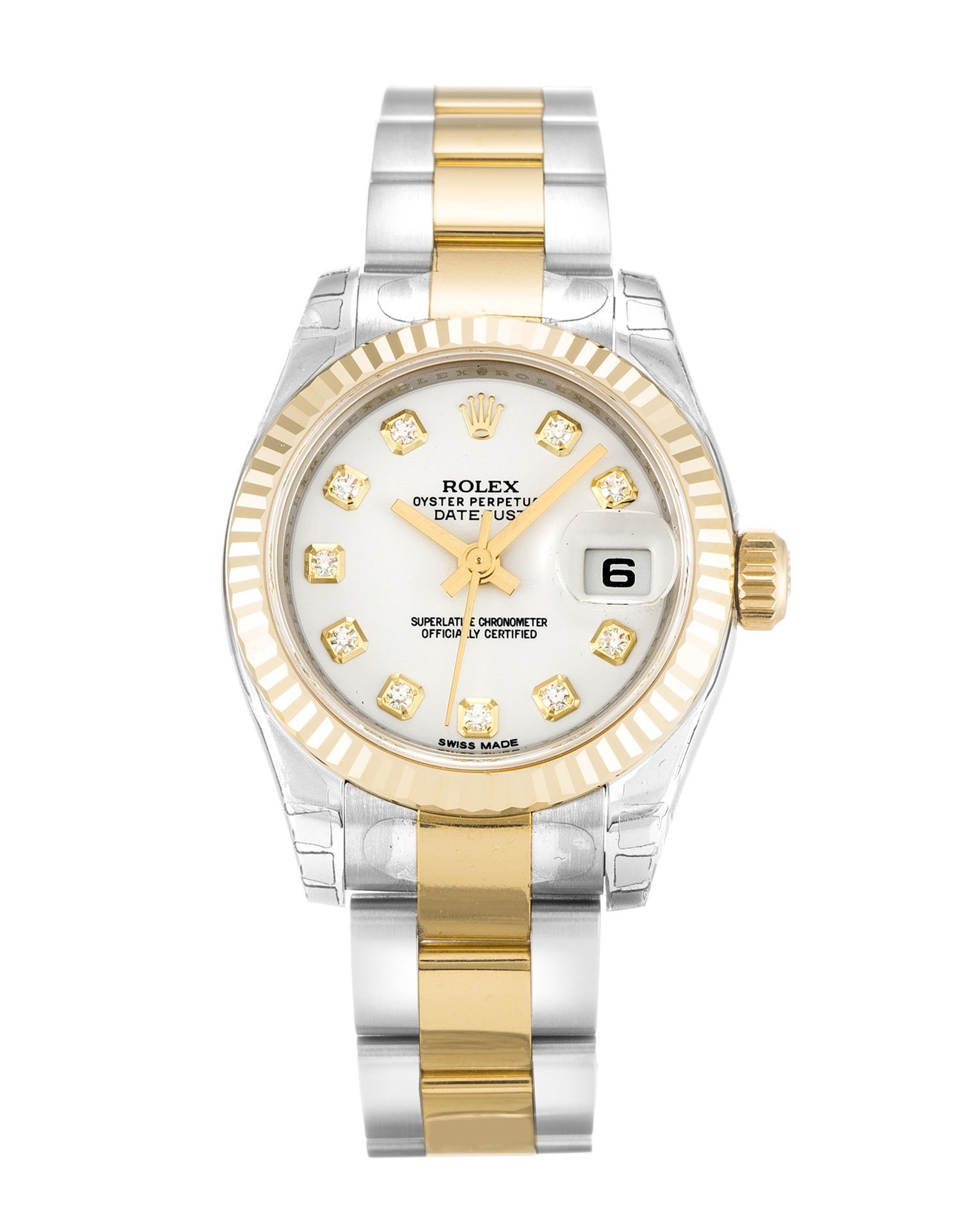 ROLEX Datejust Lady White Diamond Dial 179173