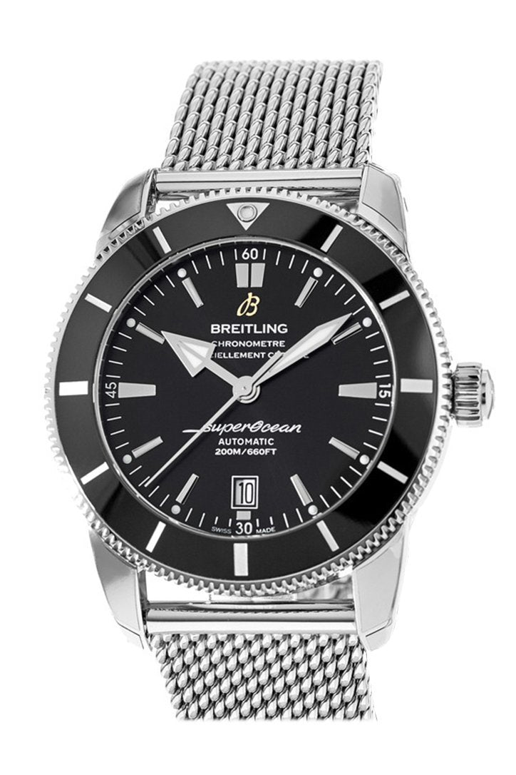 BREITLING Superocean Heritage II Black Dail Steel Men's Watch AB2020121-B1A1