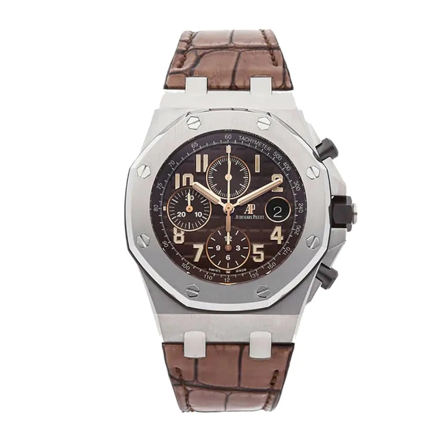 AUDEMARS PIGUET Royal Oak Offshore Selfwinding Chronograph 42MM Brown Dial Watch