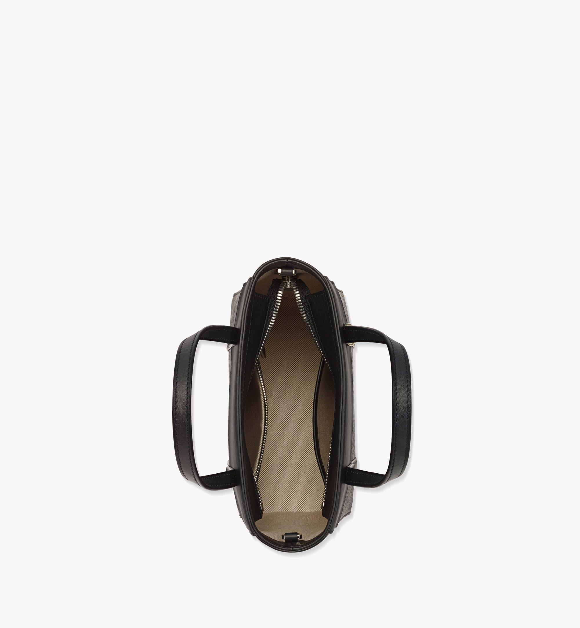 AREN TOP-ZIP SHOPPER IN VISETOS LEATHER MIX