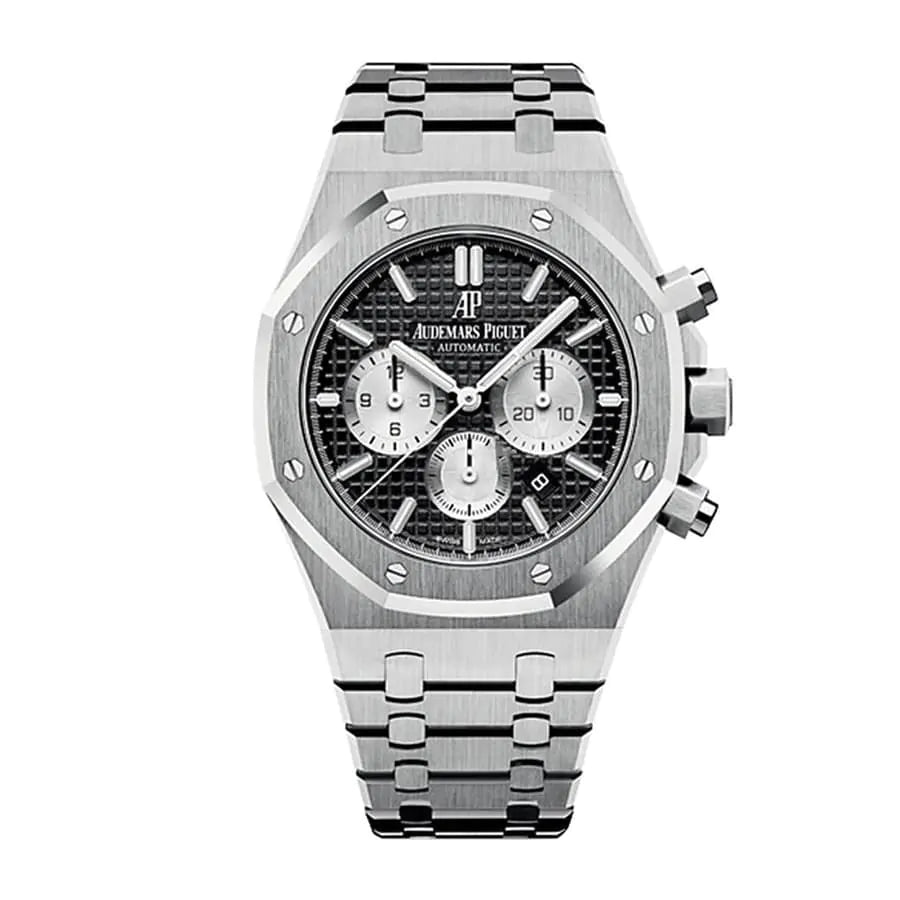 AUDEMARS PIGUET Royal Oak Chronograph Watch-Black Dial 41mm