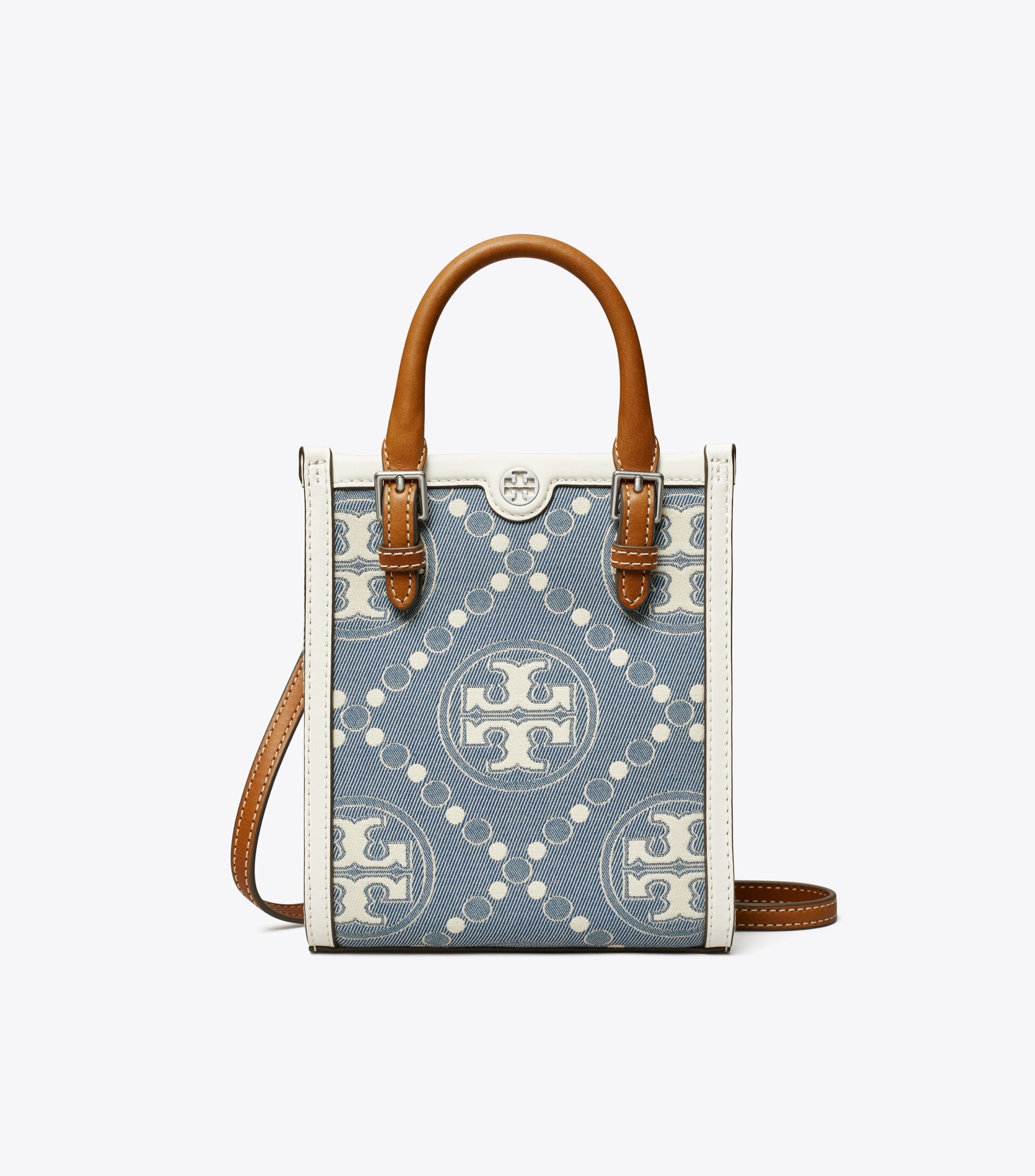 MINI T MONOGRAM DENIM TOTE