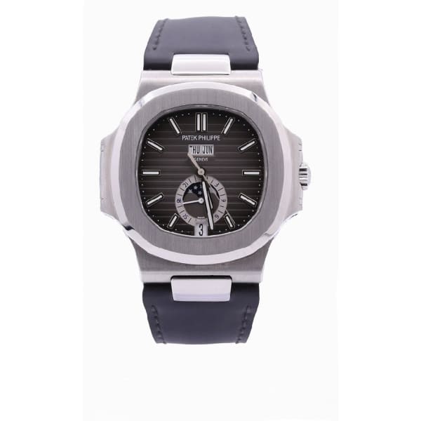 PATEK PHILIPPE Nautilus, 40.5mm, Stainless Steel, Black Dial, 5726A-001
