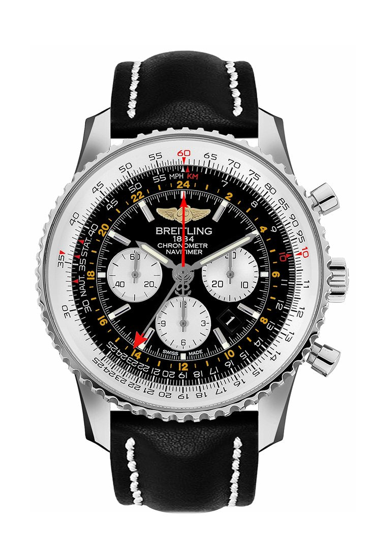 BREITLING Navitimer GMT Men'w Watch AB044121-BD24