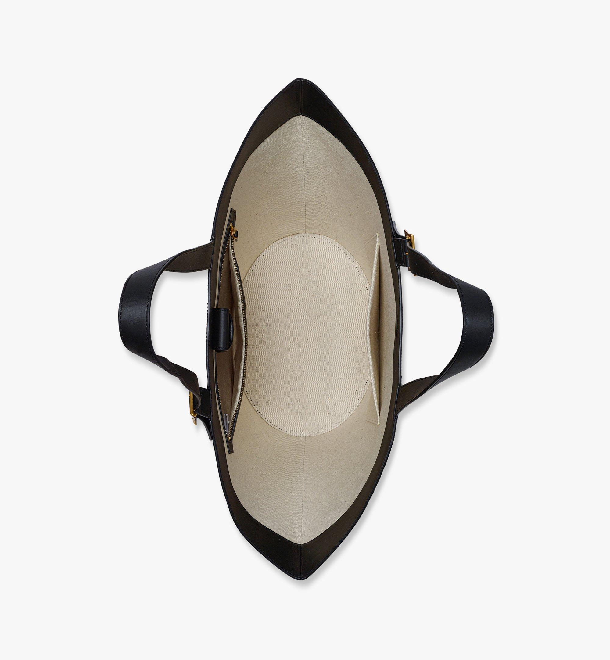 HIMMEL TOTE IN CANVAS LEATHER MIX