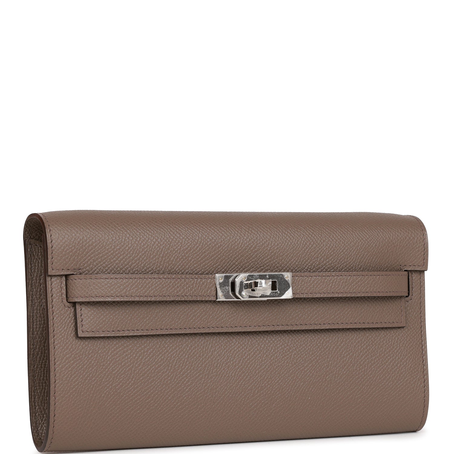 Hermès Kelly Wallet To Go Etain Epsom Palladium Hardware