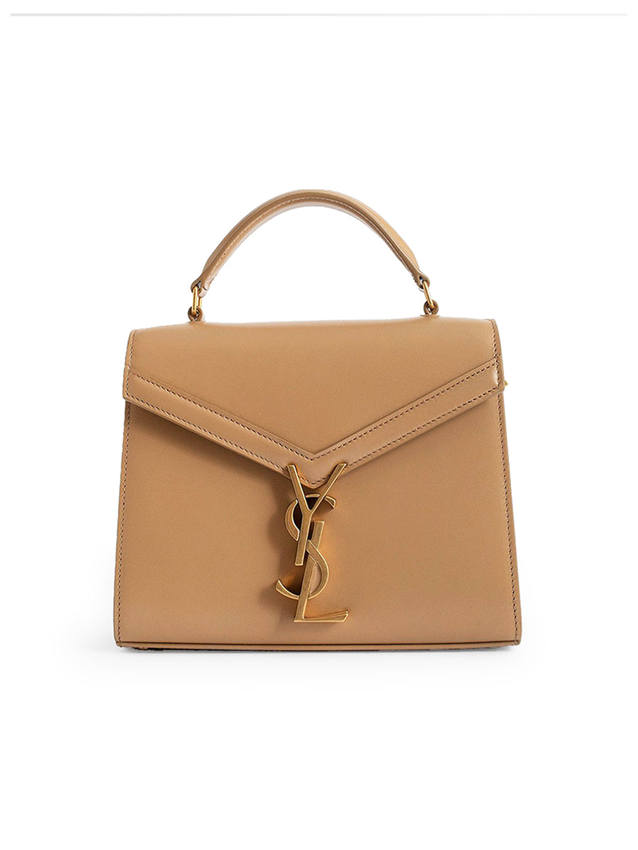 YSL Cassandra Mini Top Handle Bag in Box Leather
