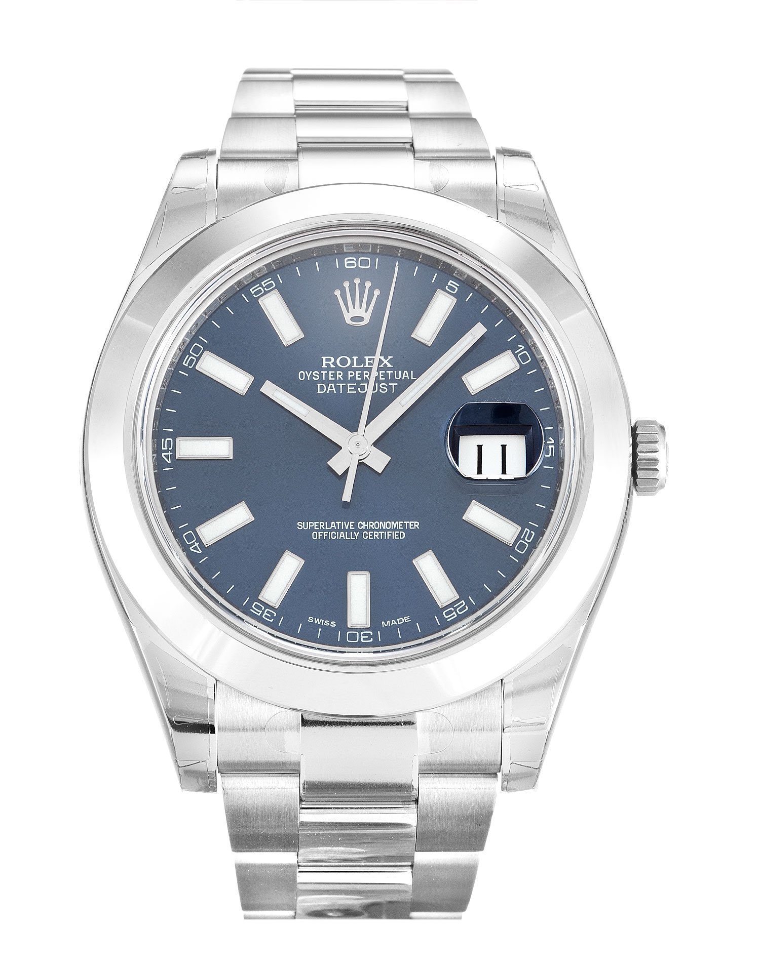 ROLEX Datejust II Blue Dial 116300