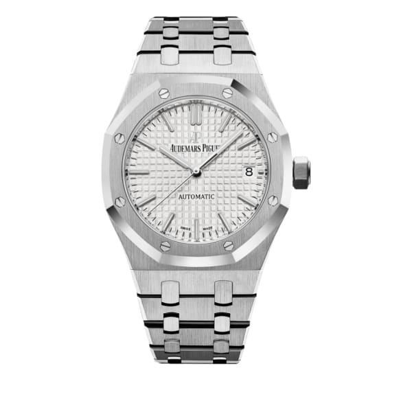 AUDEMARS PIGUET Royal Oak Selfwinding Silver dial, 37mm, Stainless steel, 15450ST.OO.1256ST.01