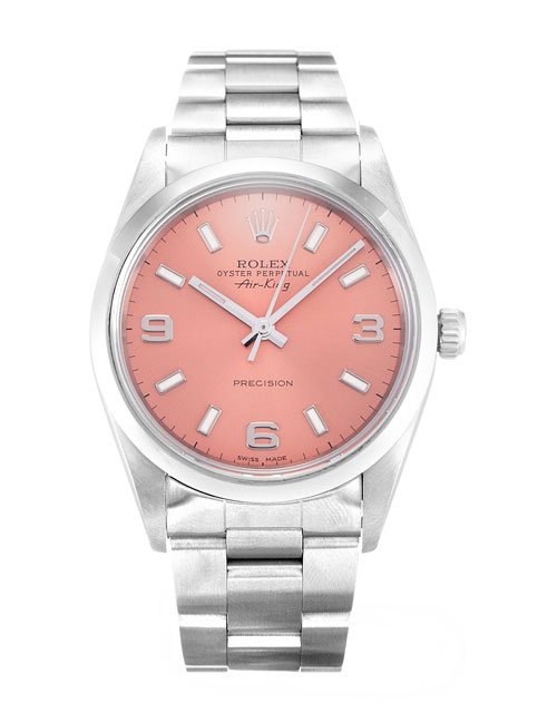 ROLEX Air-King Pink Quarter Arabic 14000