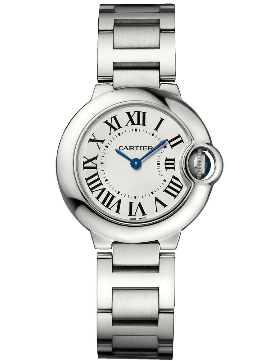 CARTIER Ballon Bleu 28 mm Stainless steel Ladys Watch, W69010Z4