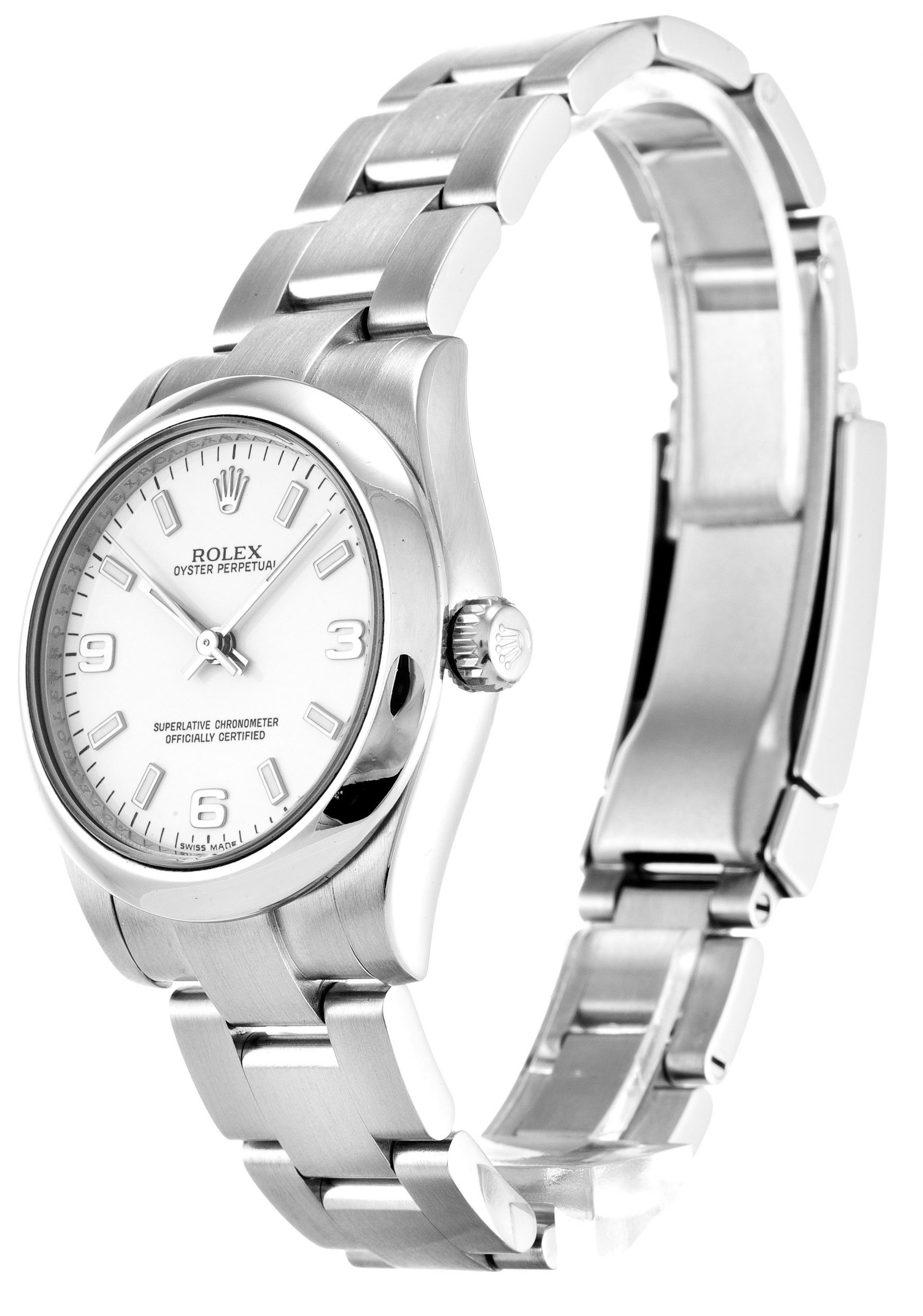 ROLEX Lady Oyster Perpetual 31mm White 177200