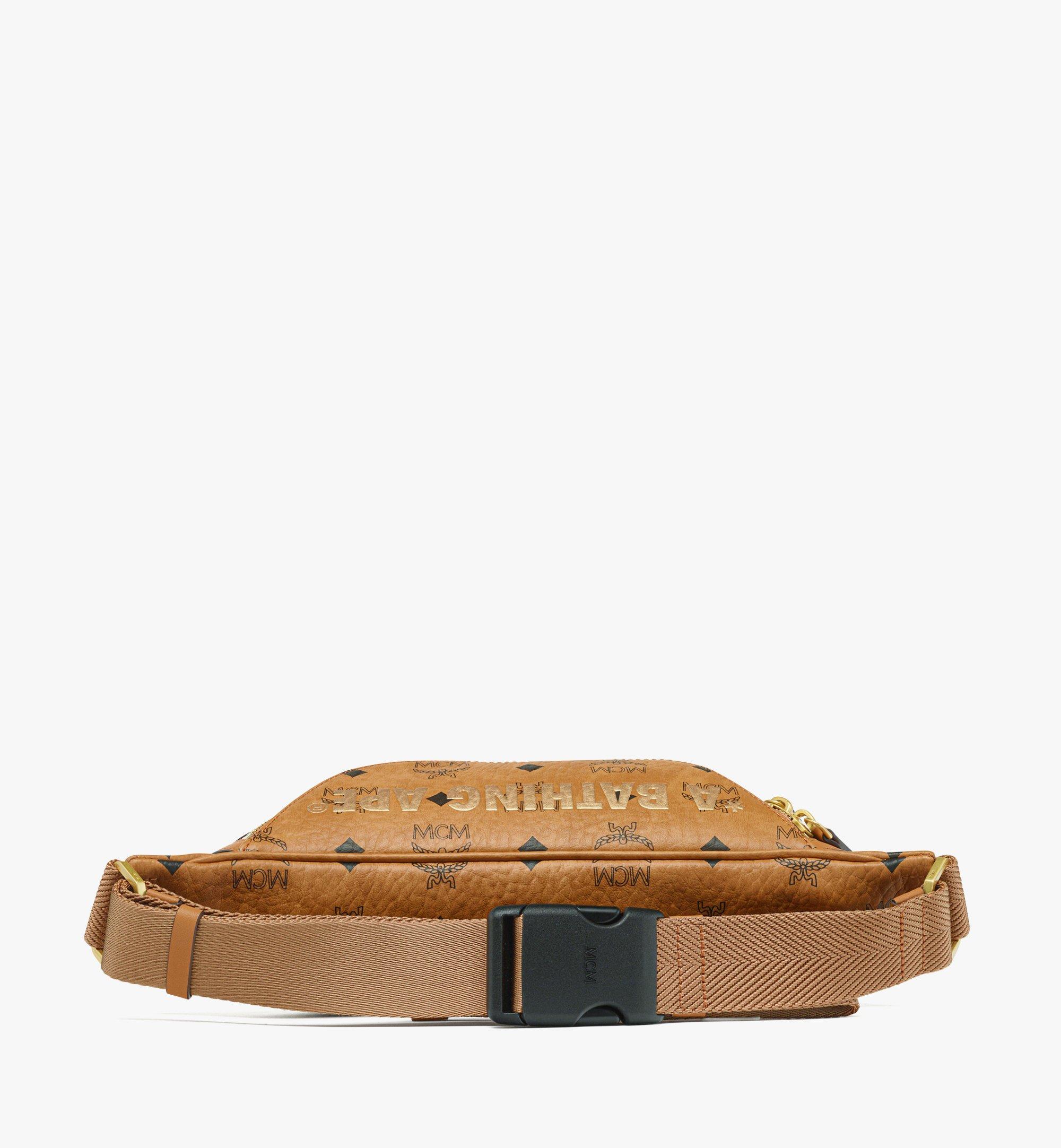 MCM X BAPE FURSTEN BELT BAG IN VISETOS