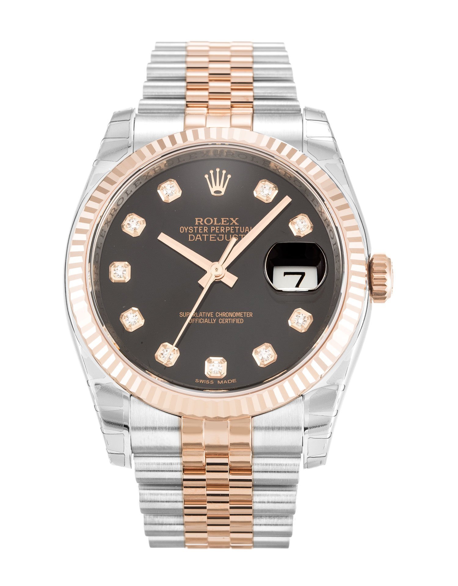 ROLEX Datejust Black Diamond Dial 116231