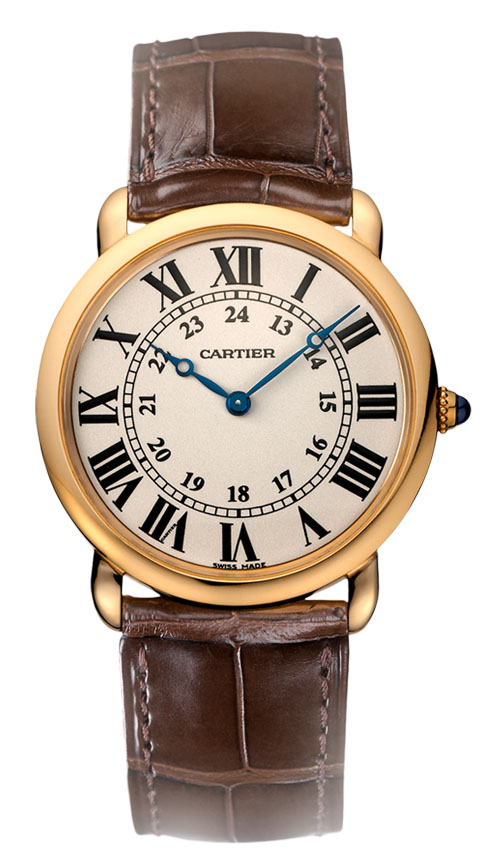 CARTIER Ronde Louis 18K Pink Gold Watch, W6800251