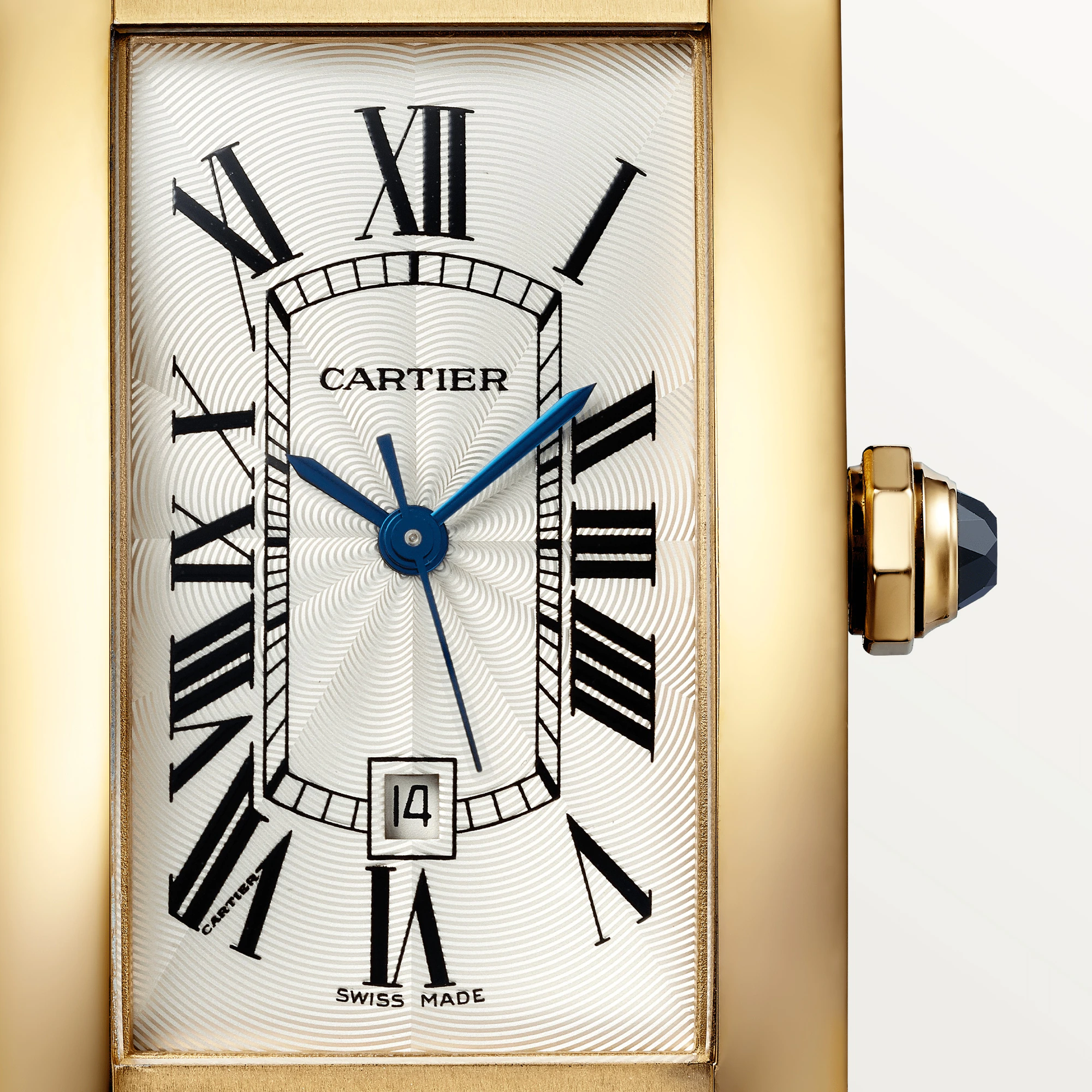 CARTIER Tank Yellow Gold Mens Watch, WGTA0040