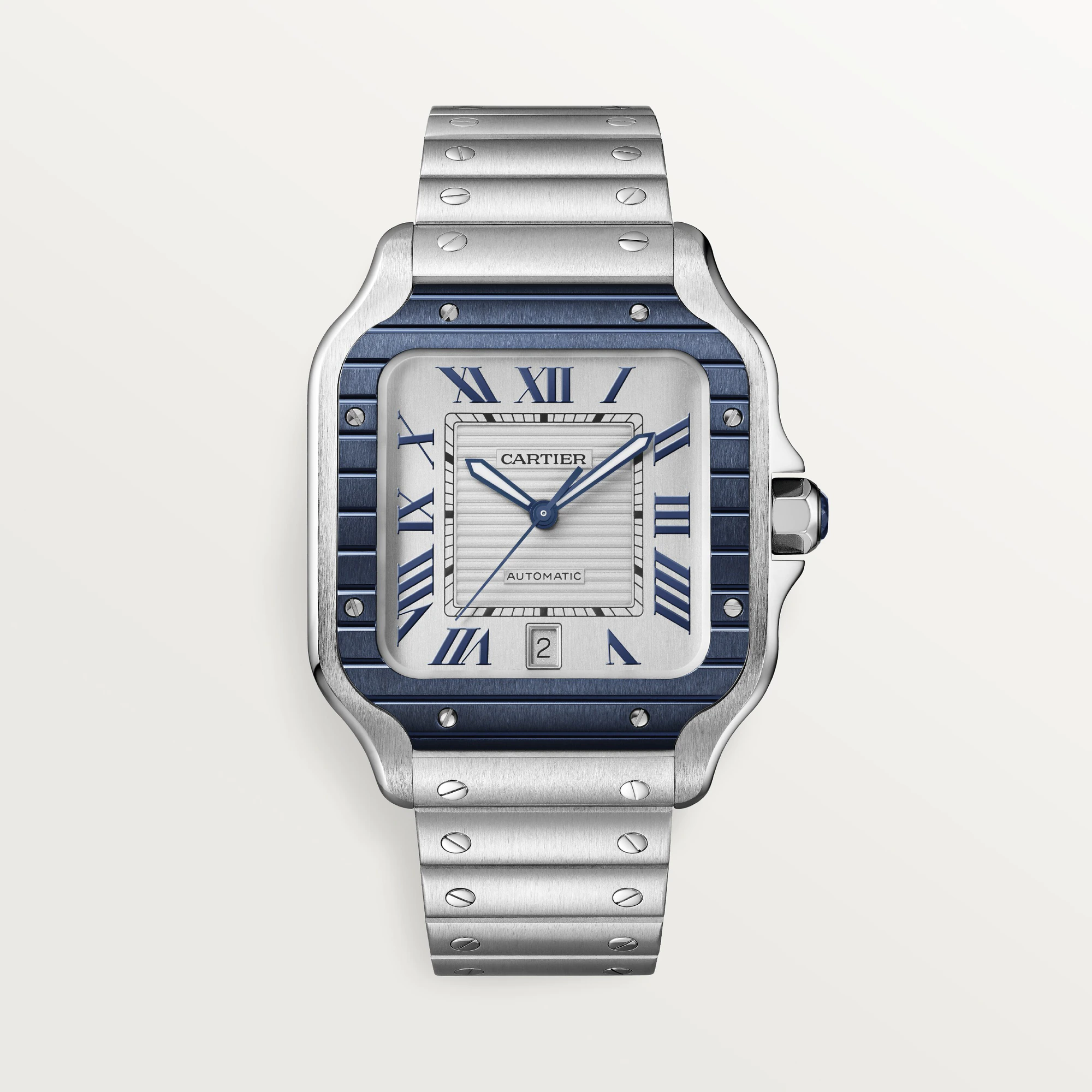 CARTIER Santos Stainless Steel & PVD Mens Watch, WSSA0047
