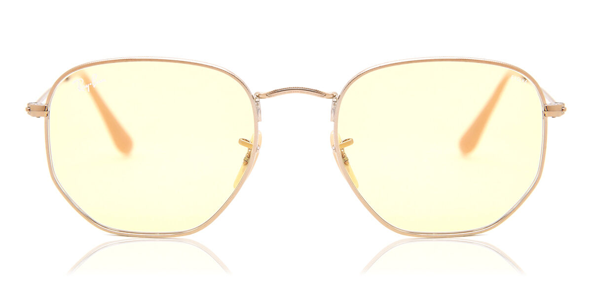 Ray-Ban RB3548N Hexagonal Metal Flat Lenses 91310Z
