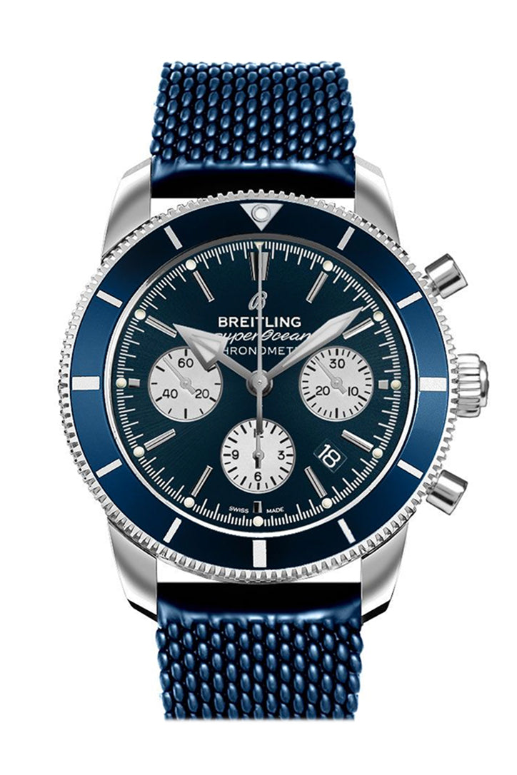 BREITLING Superocean Heritage B01 Blue Rubber AB0162161 C1S1