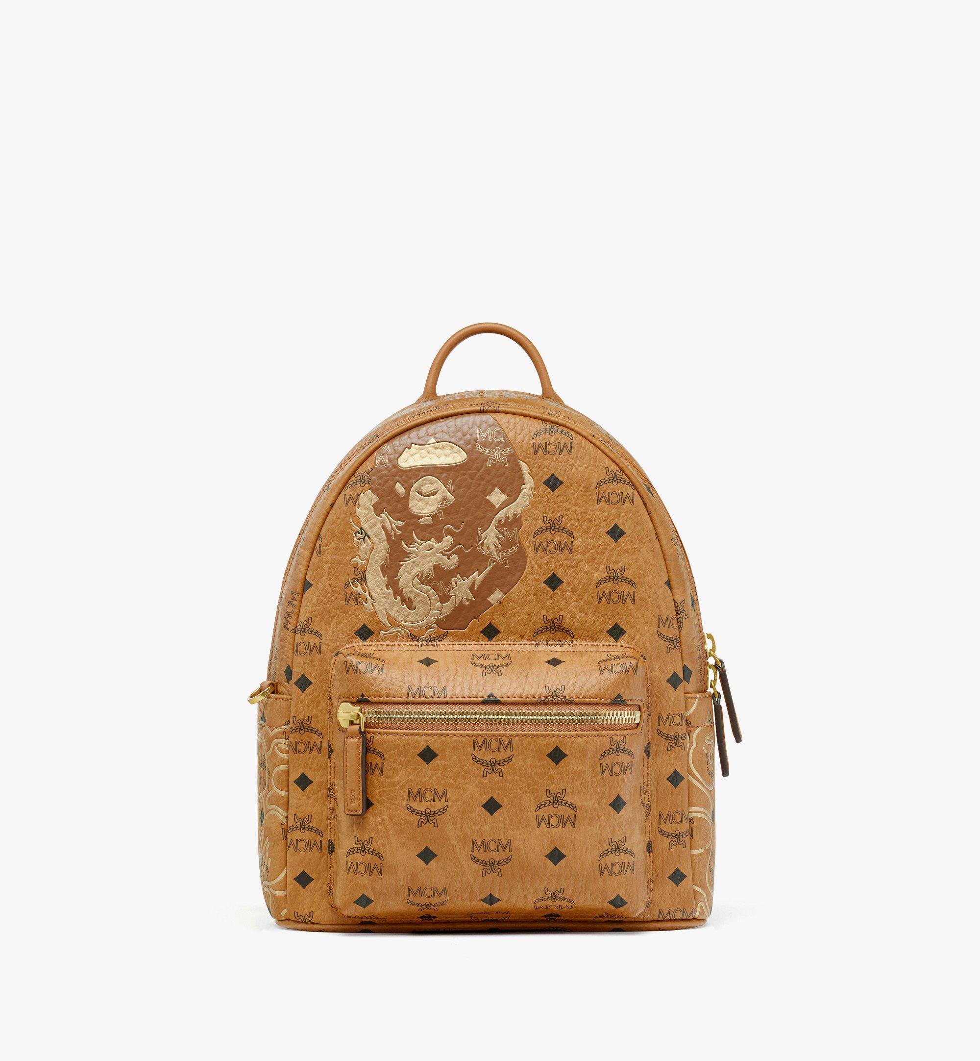 MCM X BAPE STARK BACKPACK IN VISETOS