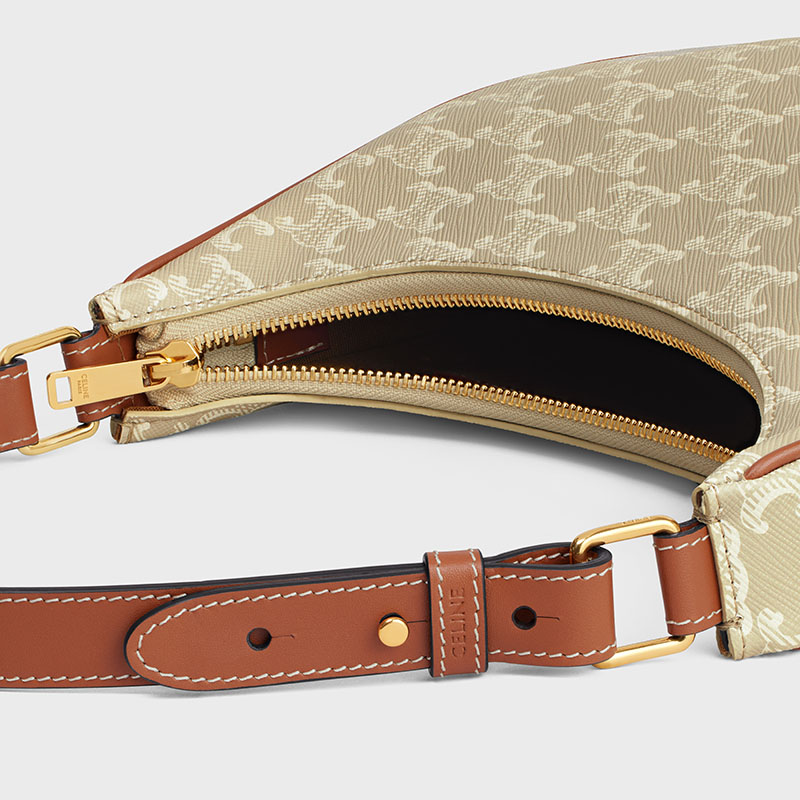 AVA BAG IN TRIOMPHE CANVAS AND CALFSKIN