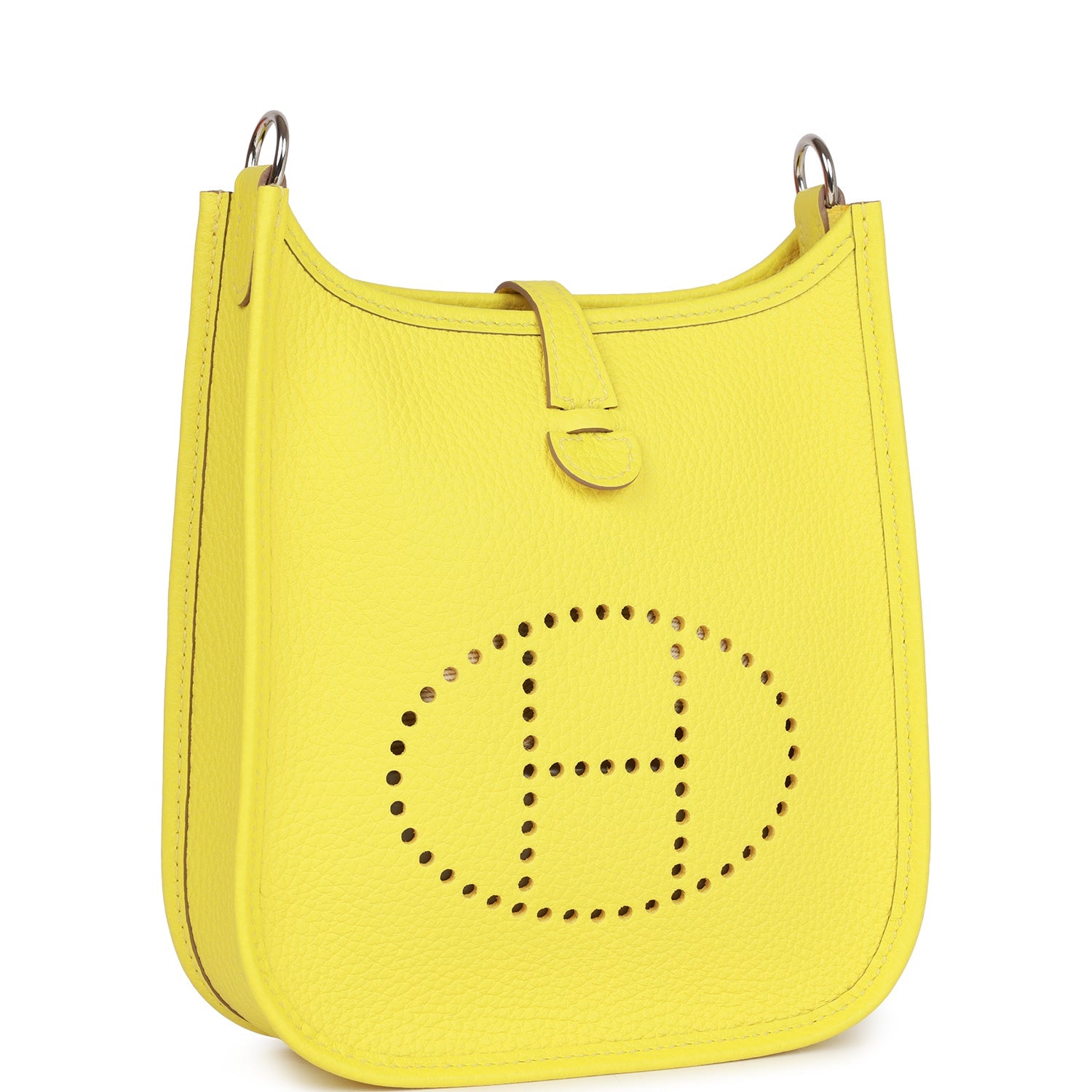 Hermès Evelyne TPM Lime Clemence Palladium Hardware